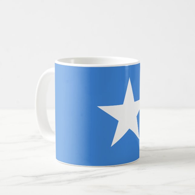 Taza De Café Bandera de Somalia (somalí) (Anverso izquierdo)
