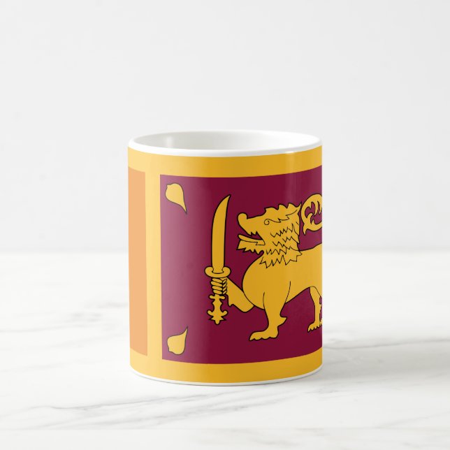 Taza De Café Bandera de Sri Lanka (Centro)