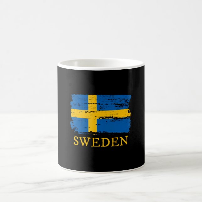 Taza De Café Bandera de Suecia (Centro)