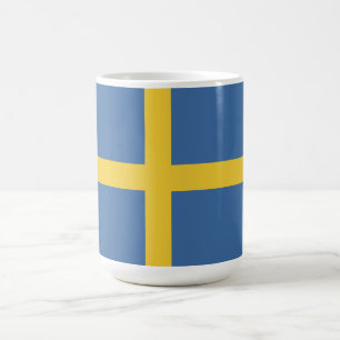 Taza De Café Bandera de Suecia