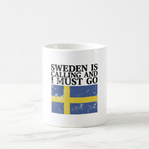 Taza De Café Bandera de Suecia