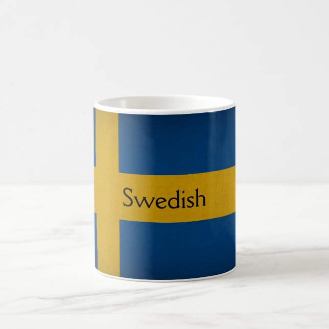 Taza De Café Bandera de Suecia (Centro)