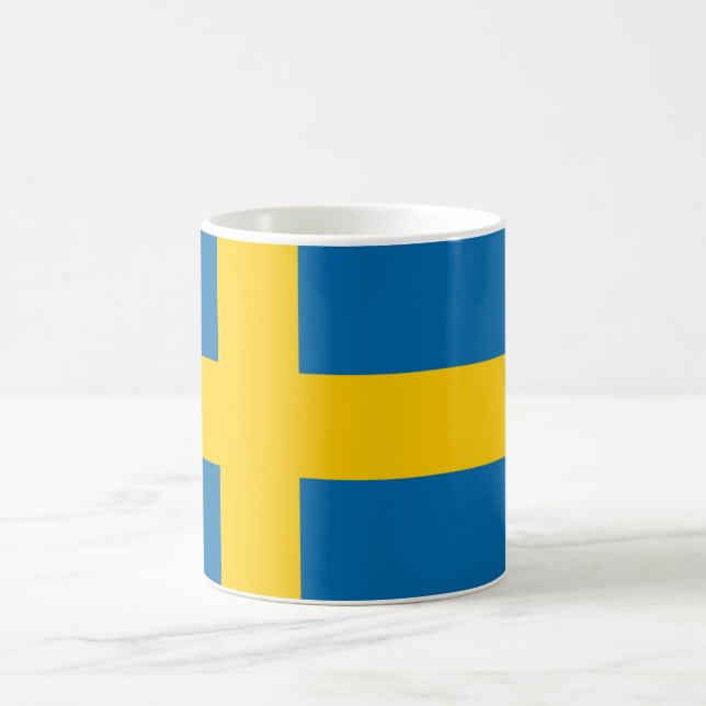 Taza De Café Bandera de Suecia (Centro)