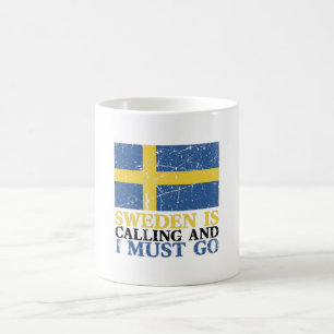 Taza De Café Bandera de Suecia