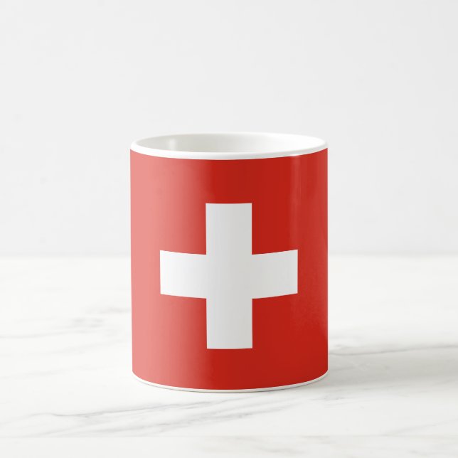 Taza De Café bandera de Suiza (Centro)