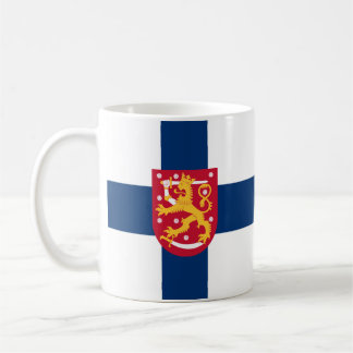 Taza De Café Bandera de Suomi