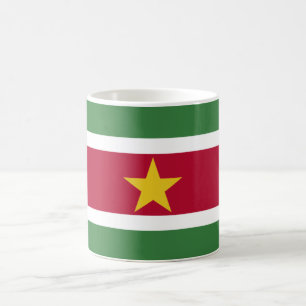 Taza De Café Bandera de Surinam
