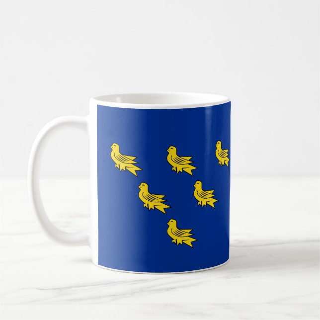 Taza De Café Bandera de Sussex (Izquierda)