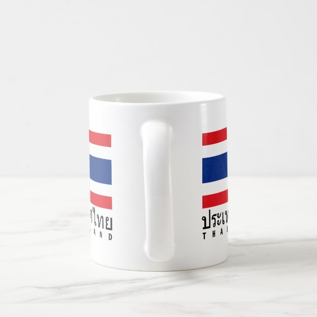 Taza De Café Bandera de Tailandia (Mango)