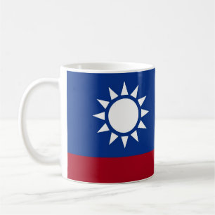 Taza De Café Bandera de Taiwán la República de China