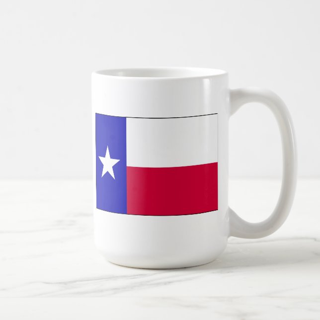 Taza De Café Bandera de Tejas (Derecha)