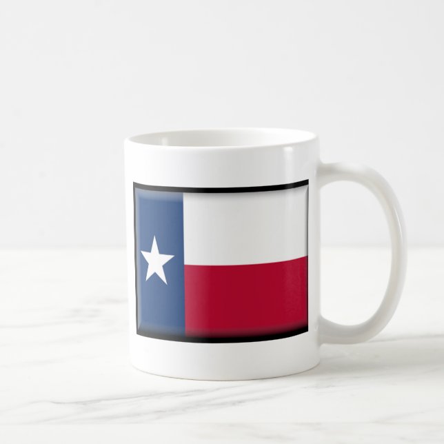 Taza De Café Bandera de Tejas (Derecha)