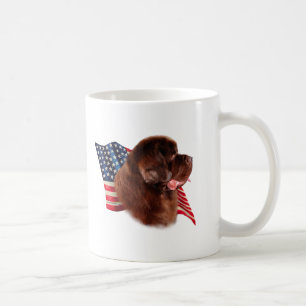 Taza De Café Bandera de Terranova (marrón)