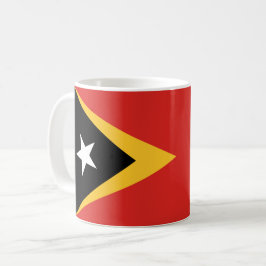 Taza De Café Bandera de Timor Oriental