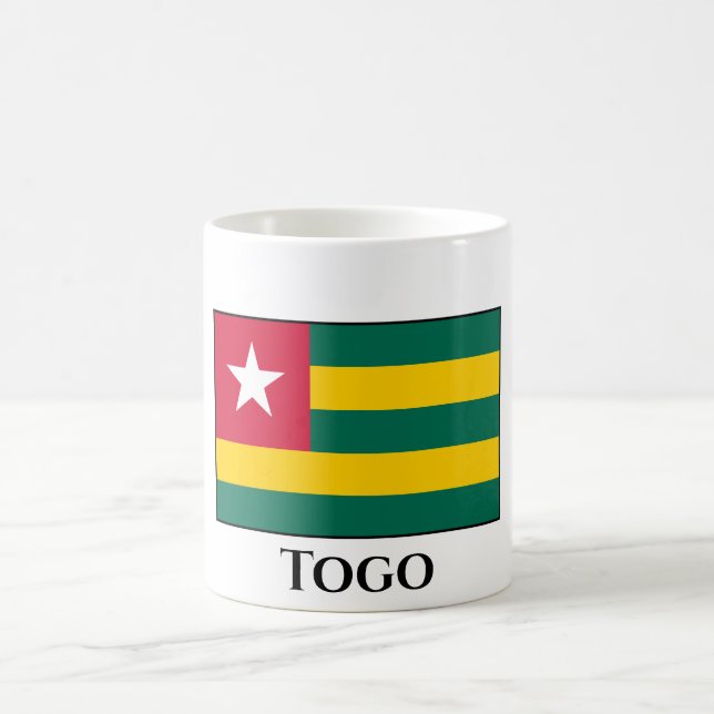 Taza De Café Bandera de Togo (Centro)