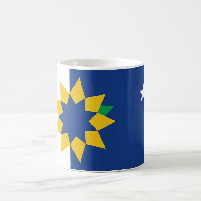 Taza De Café Bandera de Topeka (Kansas) (Centro)