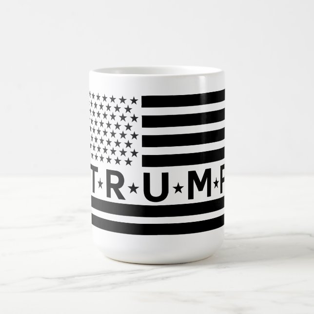 Taza De Café Bandera de Trump (Centro)