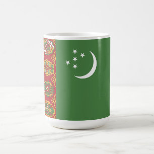 Taza De Café Bandera de Turkmenistán