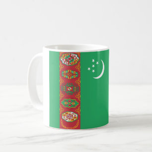 Taza De Café Bandera de Turkmenistán