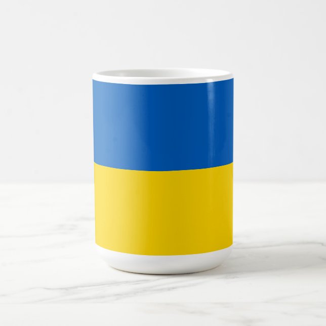 Taza De Café Bandera de Ucrania (Centro)