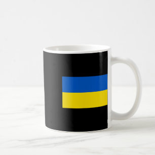 Taza De Café Bandera de Ucrania Bolsillo Bandera ucraniana Apoy