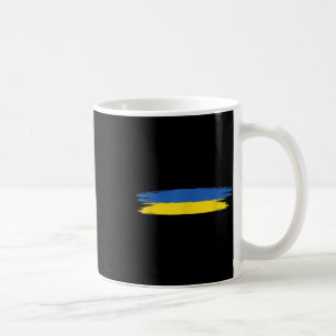 Taza De Café Bandera De Ucrania Con Colores Azules Y Amarillos