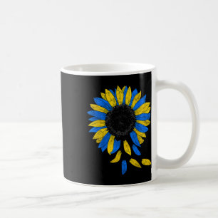 Taza De Café Bandera de Ucrania Girasol Bandera ucraniana Vinta