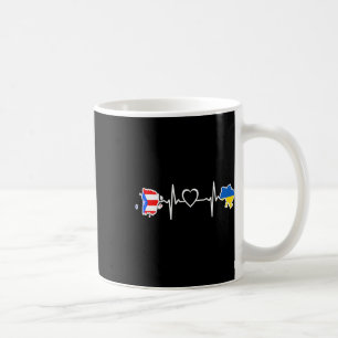 Taza De Café Bandera de Ucrania Puerto Rico - Ucrania Puertorri