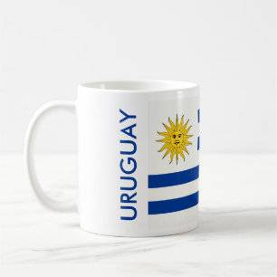 TAZA DE CAFÉ BANDERA DE URUGUAY