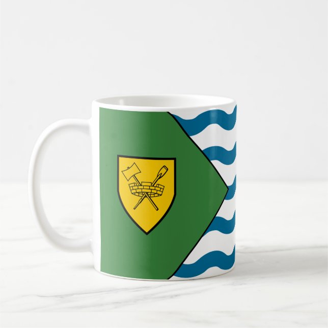 Taza De Café Bandera de Vancouver - Canadá (Izquierda)