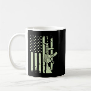 Taza De Café Bandera de veteranos de los Estados Unidos 55