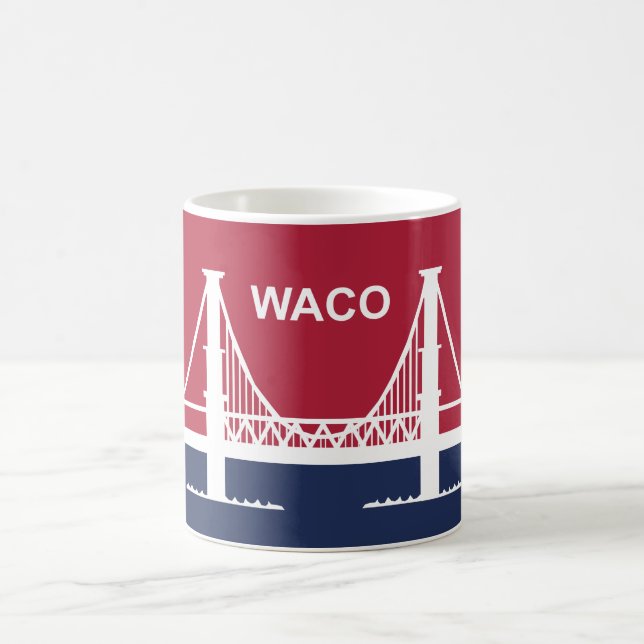 Taza De Café Bandera de Waco (Texas, Estados Unidos) (Centro)
