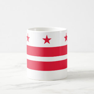 Taza De Café Bandera de Washington D.C. (Distrito de Columbia)