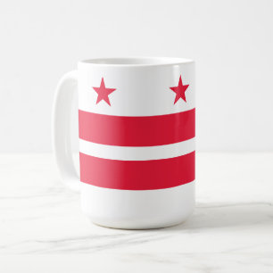 Taza De Café Bandera de Washington DC