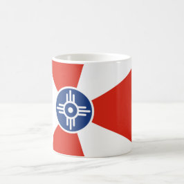 Taza De Café Bandera de Wichita (Kansas, Estados Unidos)