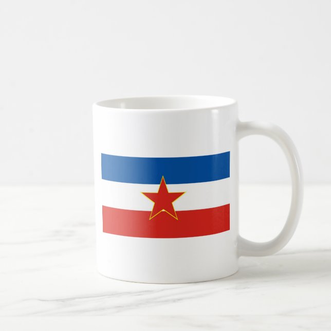 Taza De Café bandera de Yugoslavia (Derecha)
