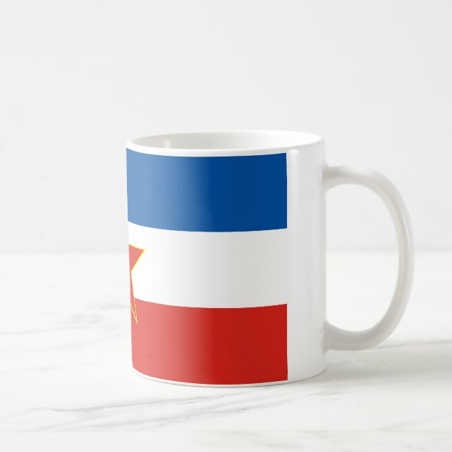 Taza De Café bandera de Yugoslavia (Derecha)