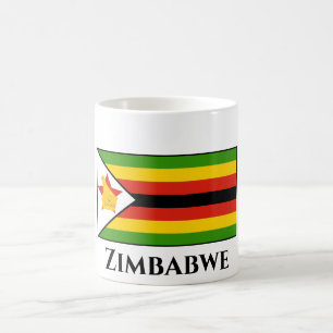 Taza De Café Bandera de Zimbabue