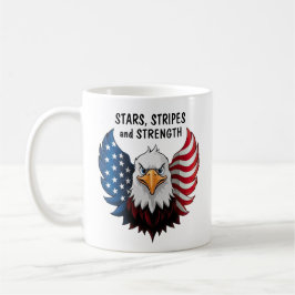 Taza De Café Bandera del águila Estados Unidos