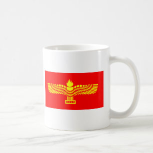 Taza De Café Bandera del Aramaic de Syriac