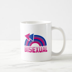 TAZA DE CAFÉ BANDERA DEL ARCOÍRIS BISEXUAL