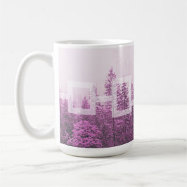 Taza De Café Bandera del bosque de Haudenosaunee Misty