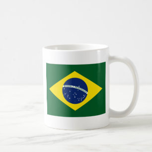 Taza De Café Bandera del Brasil