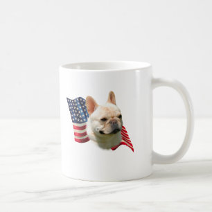 Taza De Café Bandera del Bulldog francés