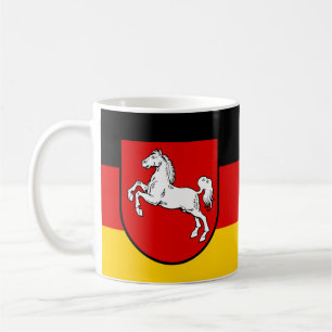 Taza De Café Bandera del café de la Baja Sajonia