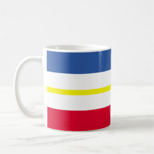 Taza De Café Bandera del café de Mecklemburgo-Pomerania Occiden