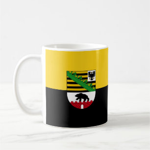 Taza De Café Bandera del café de Sajonia-Anhalt