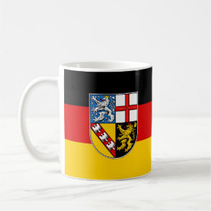 Taza De Café Bandera del café de Sarre Mug
