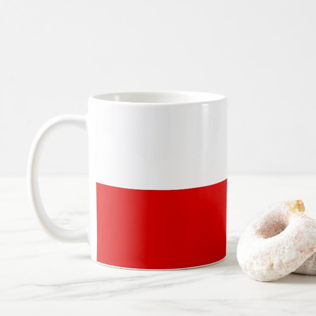 Taza De Café Bandera del café de Turingia (Con donut)