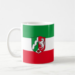 Taza De Café Bandera del café de Westphalia Norte
